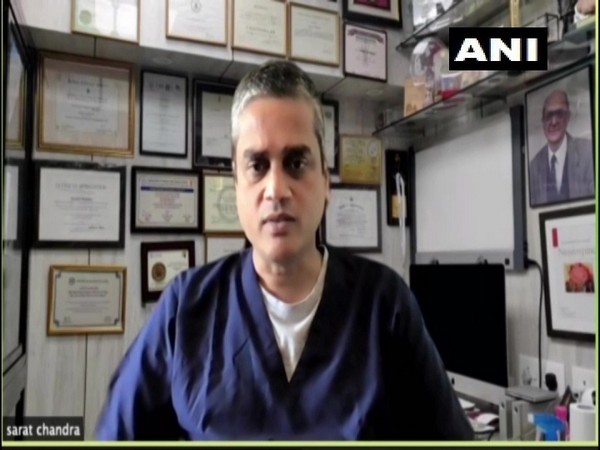 Dr P Sarat Chandra speaking to ANI