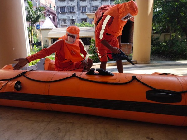 NDFR teams deployed in West Bengal (Pic Credit: NDRF Director General S N Pradhan Twitter handle)