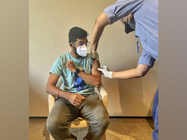 Bumrah receives first dose of Covid-19 vaccine (Photo/ Jasprit Bumrah Twitter)