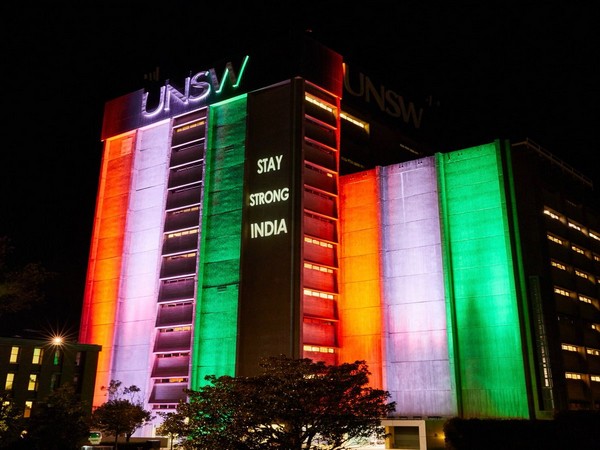 The university also posted a picture of the main library tower, which could be seen illuminated with the Indian flag and message of 'stay strong India'. 