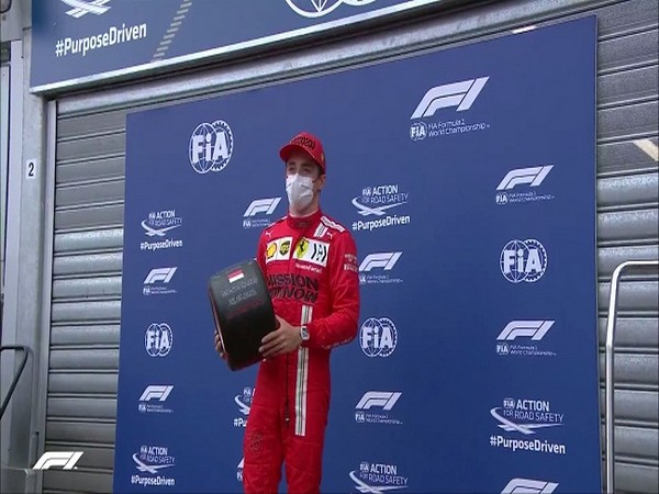 Ferrari driver Charles Leclerc (Image: Formula One's Twitter)