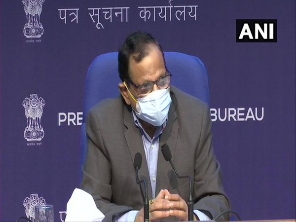 VK Paul, Member (Health), Niti Aayog addressing a press conference in Delhi on Tuesday. [Photo/ANI]