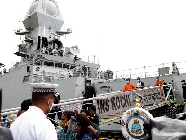 Visuals of INS Kochi (ANI)