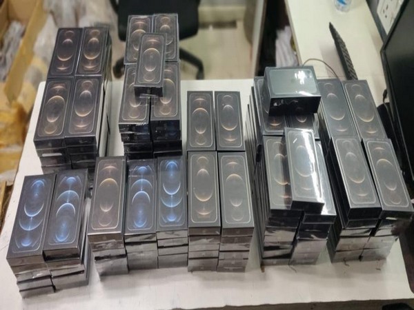 Visuals of seized iPhones (Photo/ANI)