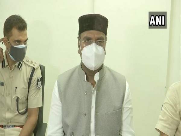 Madhya Pradesh Minister Vishwas Sarang speaking to ANI in Bhopal on Sunday. [Photo/ANI]