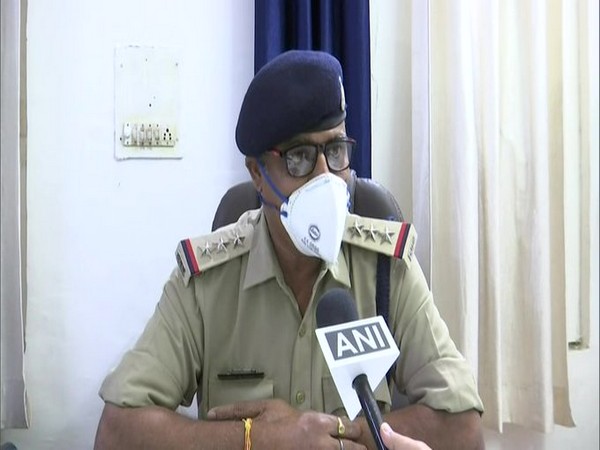 Raipur Civil Lines Police SHO RK Mishra in conversation with ANI. (Photo/ANI)