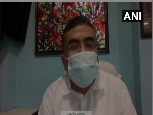 BJP leader Suvendu Adhikari in a virtual press conference (Photo/ANI)