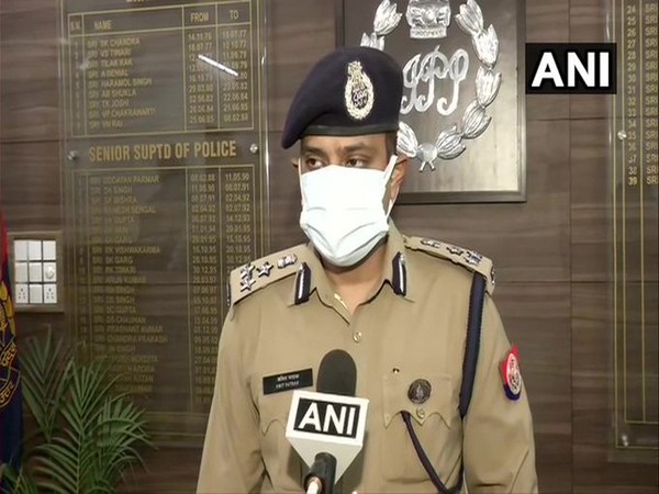 Ghaziabad SSP Amit Pathak speaking to ANI on Wednesday. [Photo/ANI]