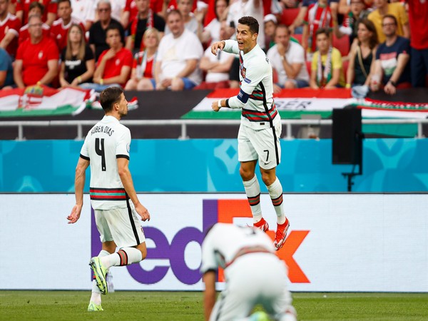 Cristiano Ronaldo celebrating goal against Hungary (Photo: Twitter/Selecao Portugal)