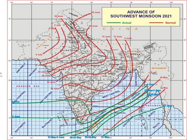Monsoon likely to reach Tamil Nadu, Puducherry coastal Karnataka