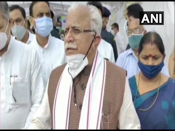 Haryana Chief Minister Manohar Lal Khattar (Photo/ANI)