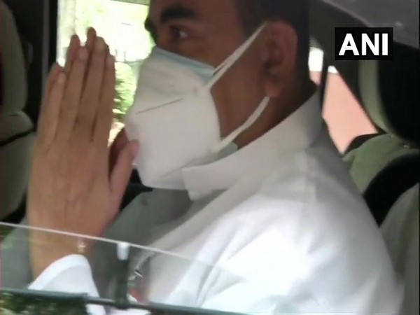 Leader of Opposition in the West Bengal Assembly Suvendu Adhikari outside PM's residence in Delhi (Photo/ANI)