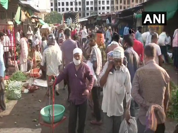 Visuals from Mahatma Phule Market (Photo/ANI)