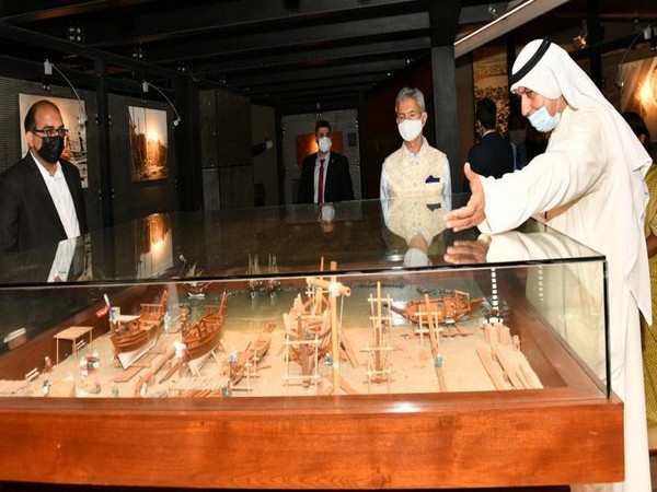 Jaishankar at a Museum in Kuwait during his bilateral visit. (Photo: EAM Twitter handle)