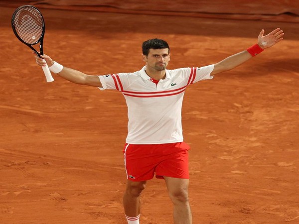 Novak Djokovic after defeating Rafael Nadal (Photo/ Wasim Jaffer Twitter)