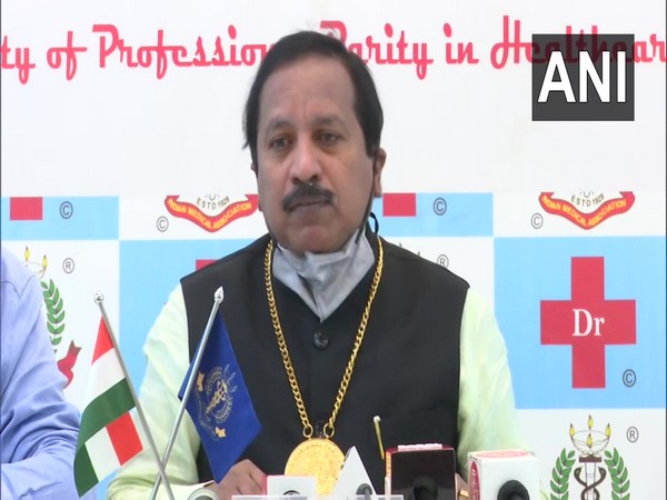 Indian Medical Association President JA Jayalal. [Photo/ANI]