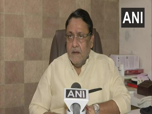Maharashtra Minister Nawab Malik speaking to ANI