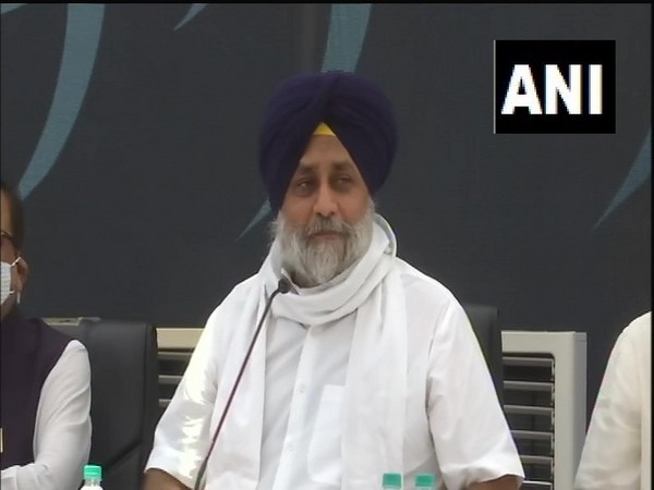 Shiromani Akali Dal president Sukhbir Singh Badal (Photo/ANI)