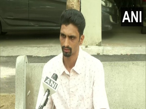 Guru Prasad speaking to ANI in Chennai on Sunday. [Photo/ANI]