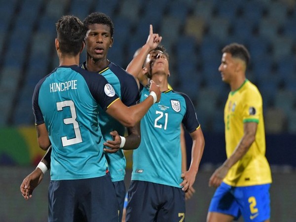 Ecuador in action against Brazil in Copa America. (Photo/ Copa America Twitter)