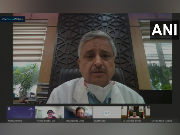 Dr Randeep Guleria, Director, AIIMS, Delhi (Photo/ANI)