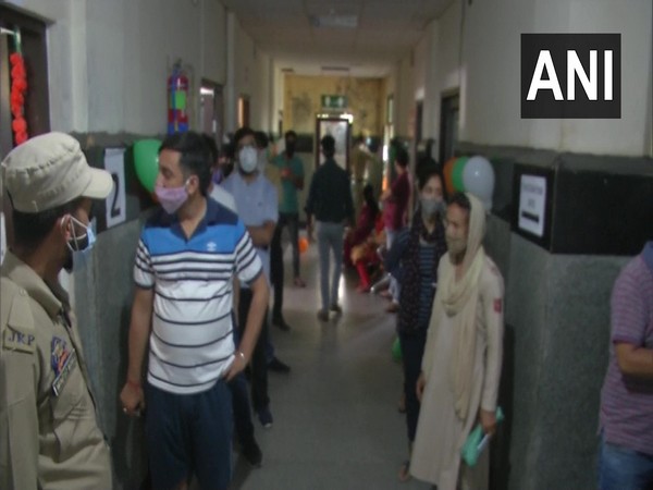 Visual from COVID-19 vaccination centre in Poonch. (Photo/ANI)