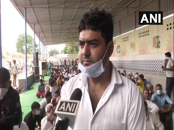 Hemant Nandal, president Mahapanchayat (Photo/ANI)