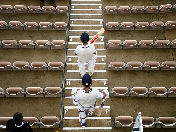 Indian batsmen walking out to bat in WTC final (Image: BCCI)