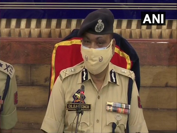 Jammu and Kashmir DGP Dilbag Singh (Photo/ANI)