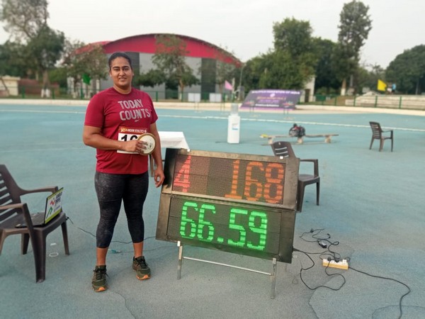 Kamalpreet Kaur (Photo: Twitter/Athletics Federation of India)