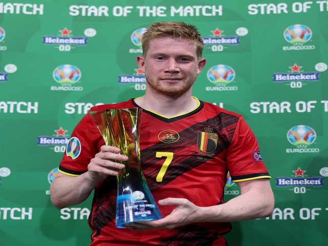 Belgium's Kevin de Bruyne (Photo/ UEFA Euro 2020 Twitter)