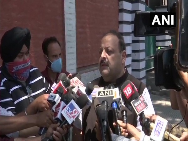 Devender Rana, Provincial President NC, Jammu (Photo/ANI)