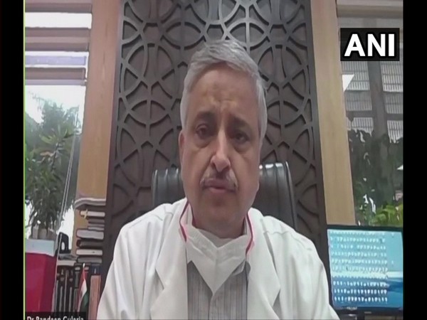 Dr Randeep Guleria speaking to ANI