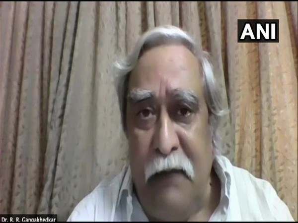 Dr Raman R Gangakhedkar, former Head Scientist of Epidemiology and communicable diseases, ICMR speaking to ANI on Saturday. [Photo/ANI]