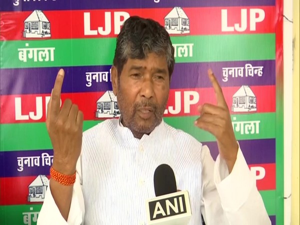 Lok Janshakti Party leader Pashupati Kumar Paras speaking to ANI