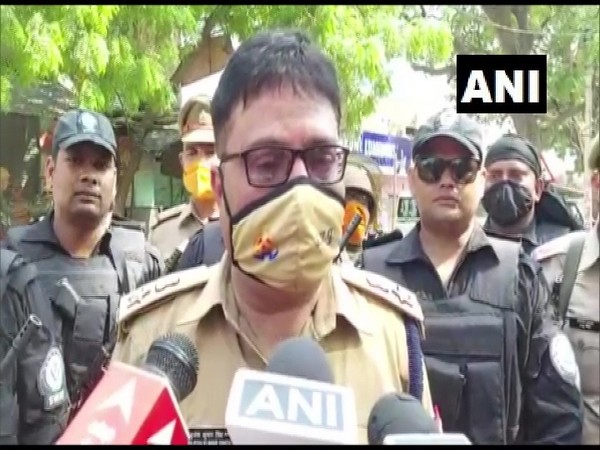 Etawah SSP Brajesh Kumar Singh (Photo/ANI)