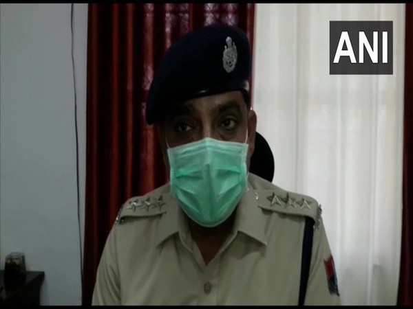 Gyanendra Singh, Deputy Superintendent of Police, Mandalgarh, Bhilwara speaking to ANI, on Saturday. [Photo/ANI]