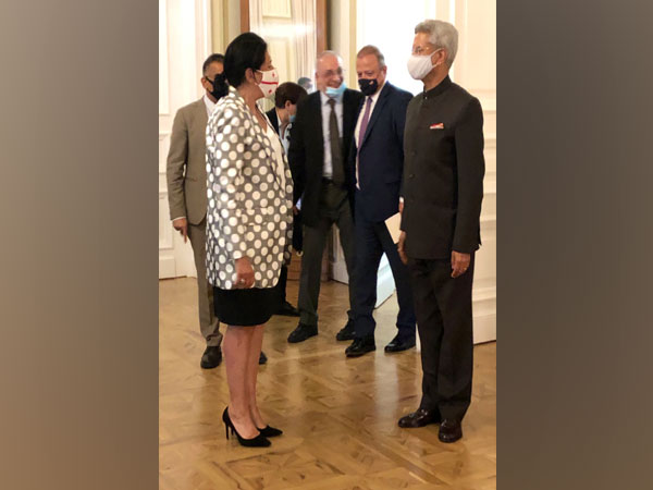 External Affairs Minister S Jaishankar and Georgian President Salome Zourabichvili (Photo Credit: Twitter)