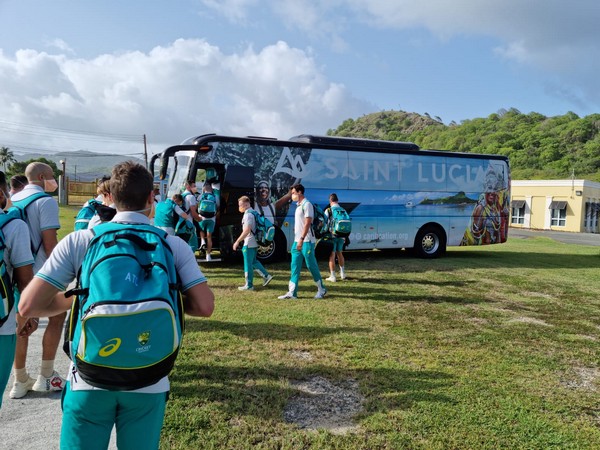 Australia arrive in West Indies (Photo/ Windies Cricket Twitter)