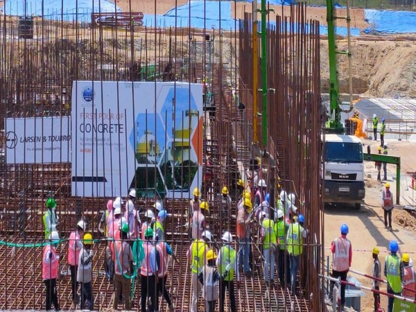 An official ceremony of construction work for unit 5 of the KNPP was held on Tuesday.