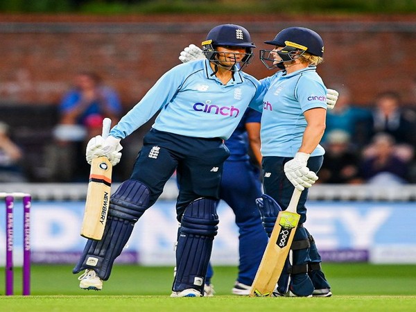 Sophia Dunkley steers England home against India (Photo/ ICC Twitter)