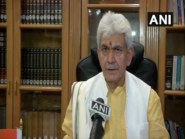 Jammu and Kashmir Lt Governor Manoj Sinha (Photo/ANI)