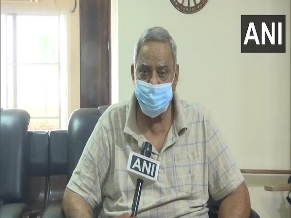 Dr Ragaiah, grandfather of Indian-American Sirisha Bandla in coniversation with ANI. (Photo/ANI)