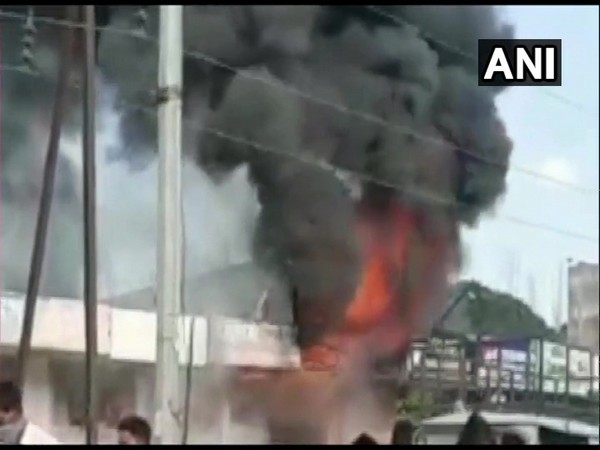 A visual of the godown in Aurangabad (Photo/ANI)