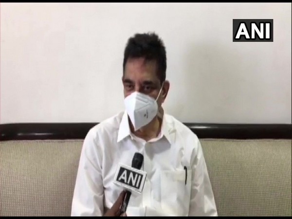 Newly appointed Mizoram Governor Hari Babu speaking to ANI, in Visakhapatnam on Tuesday. [Photo/ANI]