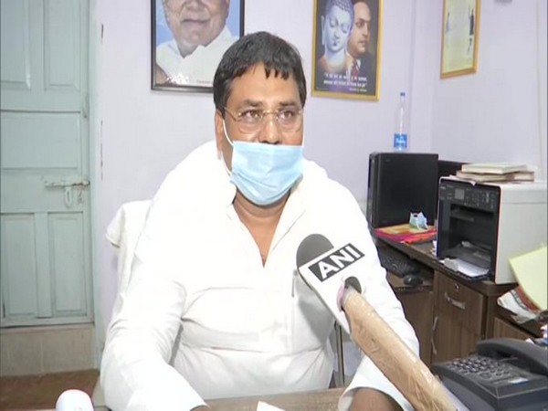 JD-U's Bihar unit president Umesh Kushwah speaking to ANI in Patna on Tuesday. [Photo/ANI]