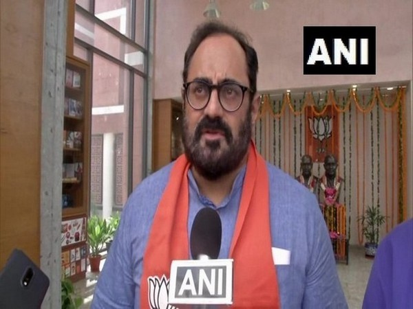 MoS Rajeev Chandrasekhar [Photo/ANI]