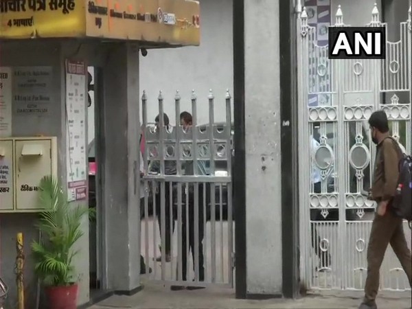 Officials at Dainik Bhaskar's Bhopal office. (Photo/ANI)