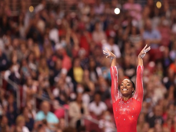 Simone Biles (Image: #Tokyo2020's Twitter)