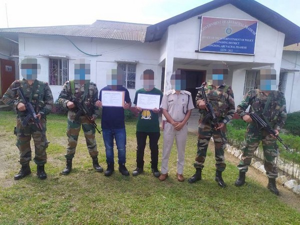 Active cadres of NSCN surrender to Assam Rifles. (Photo: Twitter @official_dgar)